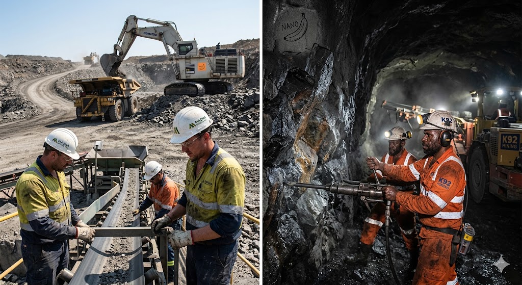 K92 Mining und Magna Mining – Bergbau-Analyse 2026