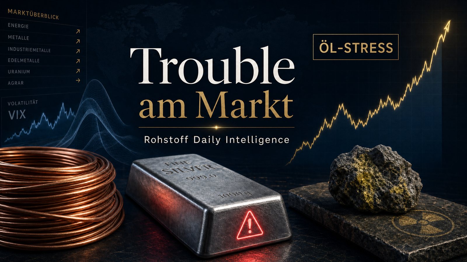 Rohstoff Daily Intelligence: Trouble am Markt